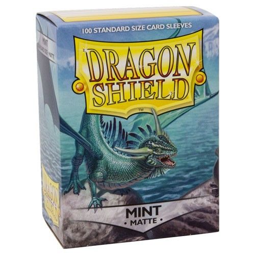 Dragon Shield 100 Standard Size Card Sleeves - Matte Crimson – Online Coins  and Collectables