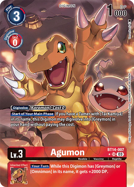 Digimon BT14 Singles Mr Present Digimon BT14 Singles Mr Present