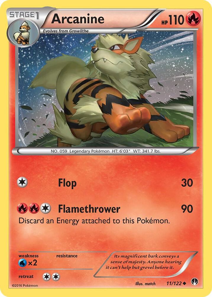 Arcanine 11/122 Single