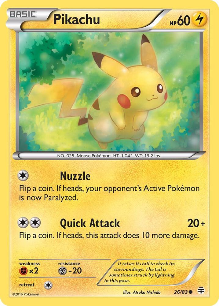 Pikachu 26/83 Single