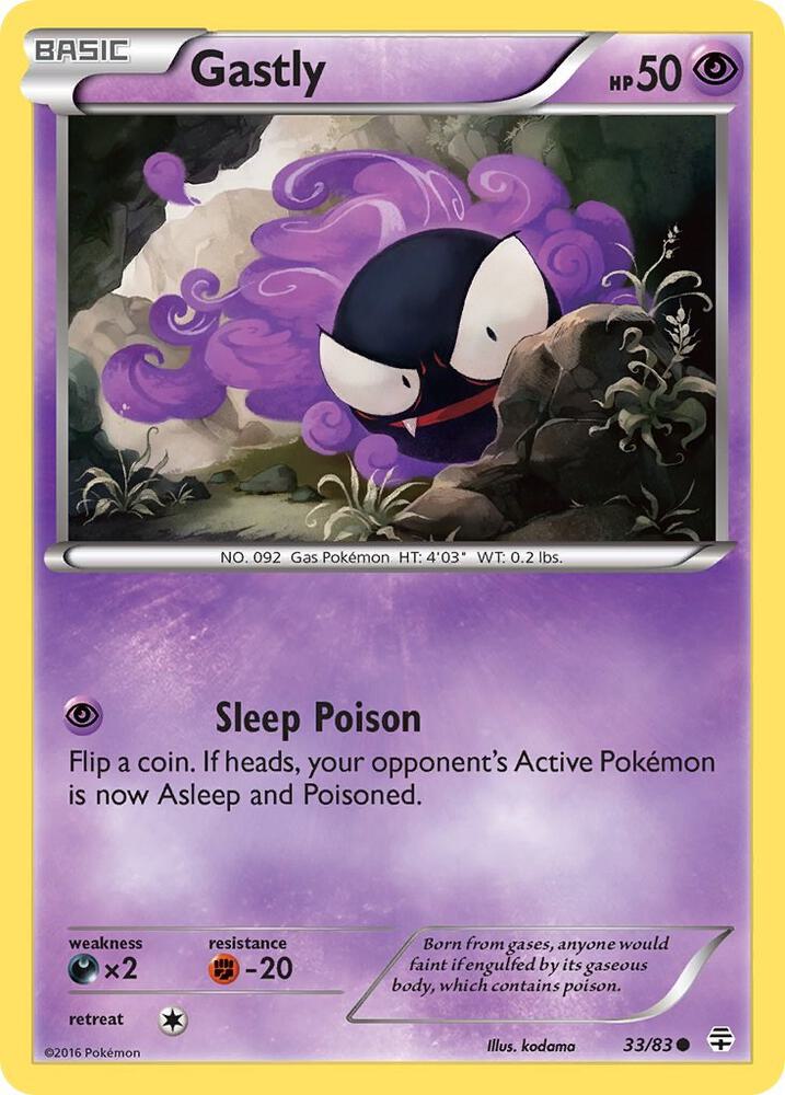 Gastly 33/83 Single