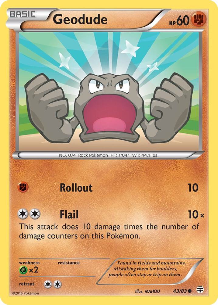 Geodude 43/83 Single
