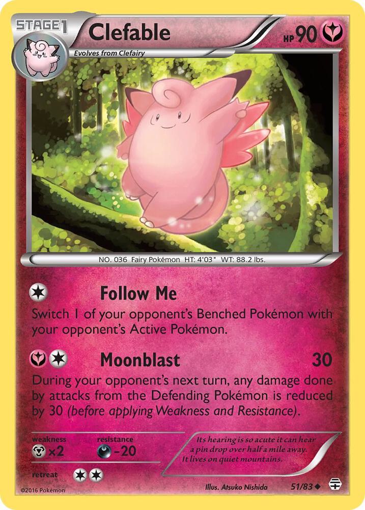 Clefable 51/83 Single