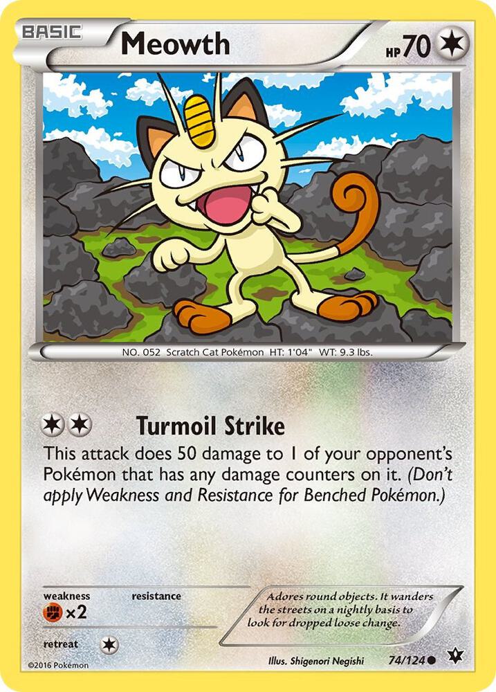Meowth 74/124 Single