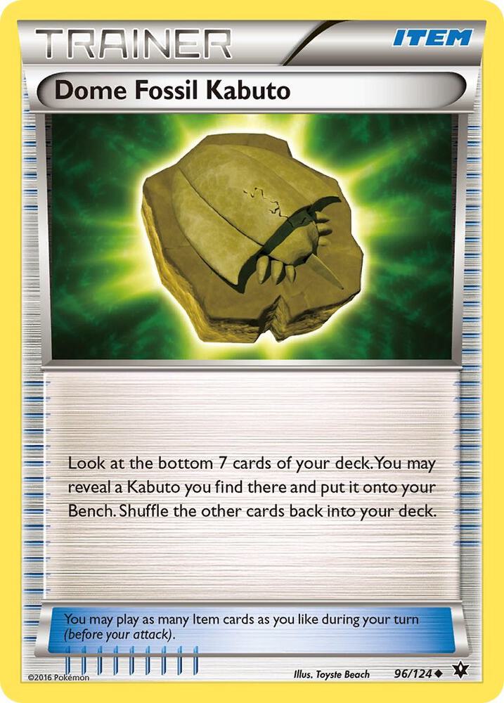 Dome Fossil Kabuto 96/124 Single