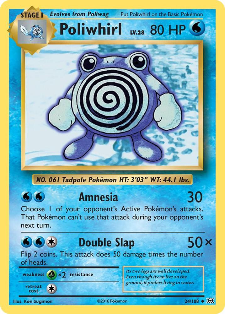 Poliwhirl 24/108 Single