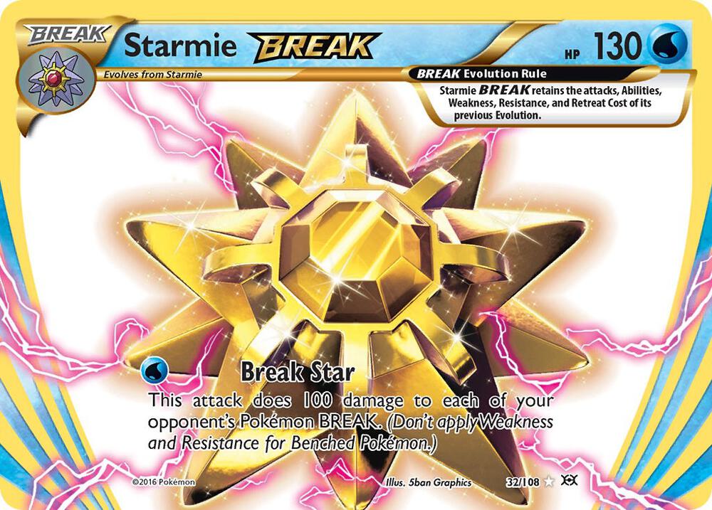 Starmie BREAK 32/108 Holo Single