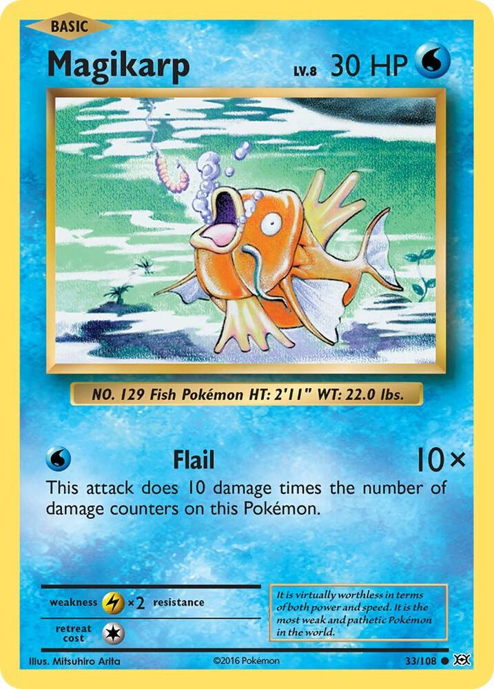Magikarp 33/108 Reverse Holo Single