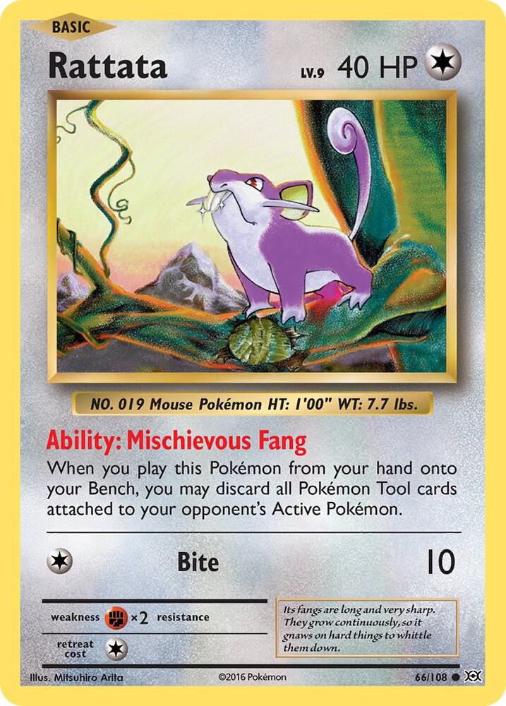 Rattata 66/108 Single