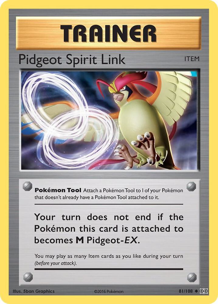 Pidgeot Spirit Link 81/108 Single