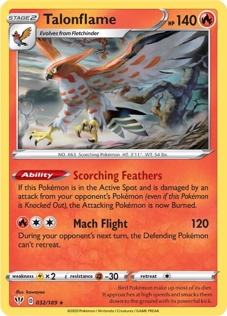Talonflame 032/189 Single