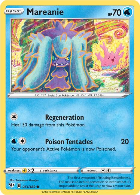 Mareanie 051/189 Reverse Holo Single