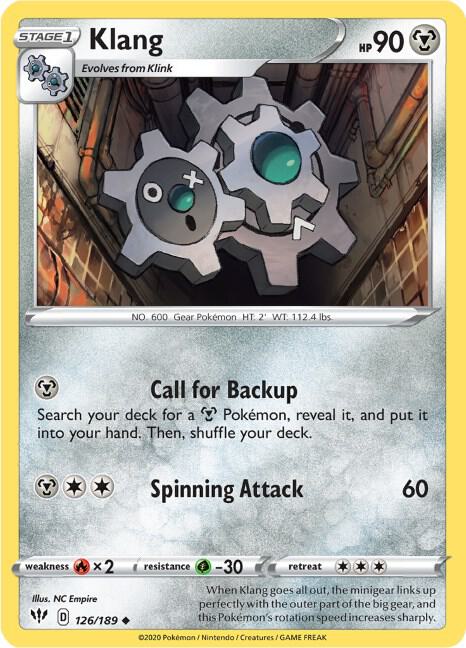 Klang 126/189 Reverse Holo Single