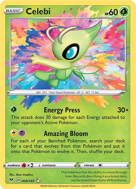 Celebi 009/185 Holo Single