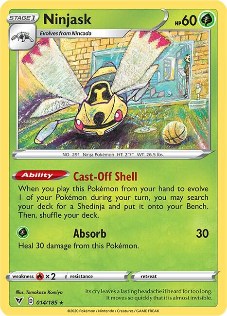 Ninjask 014/185 Reverse Holo Single