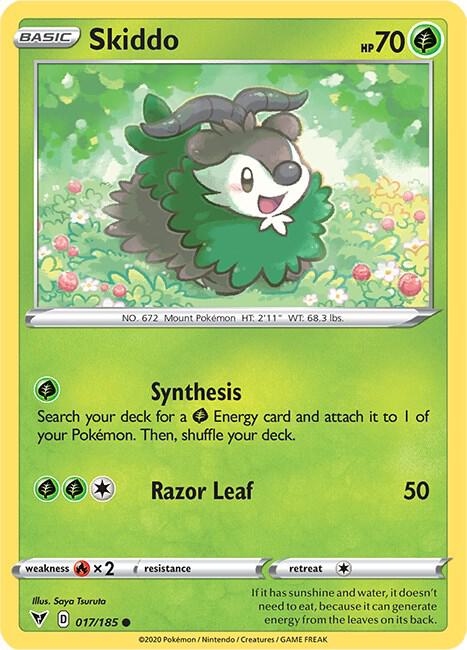 Skiddo 017/185 Reverse Holo Single