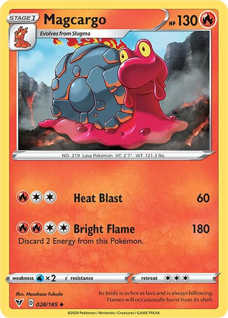 Magcargo 028/185 Reverse Holo Single