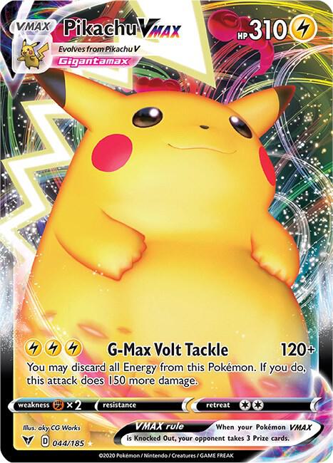 Pikachu VMAX 044/185 Holo Single