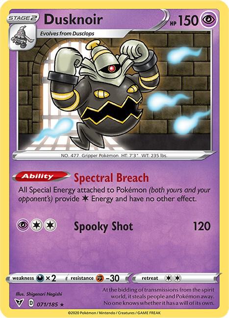 Dusknoir 071/185 Holo Single