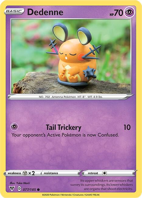 Dedenne 077/185 Reverse Holo Single