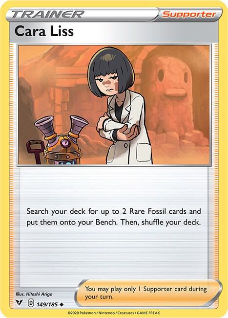 Cara Liss 149/185 Reverse Holo Single