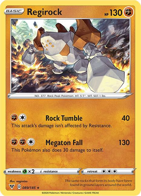 Regirock 089/185 Holo Single