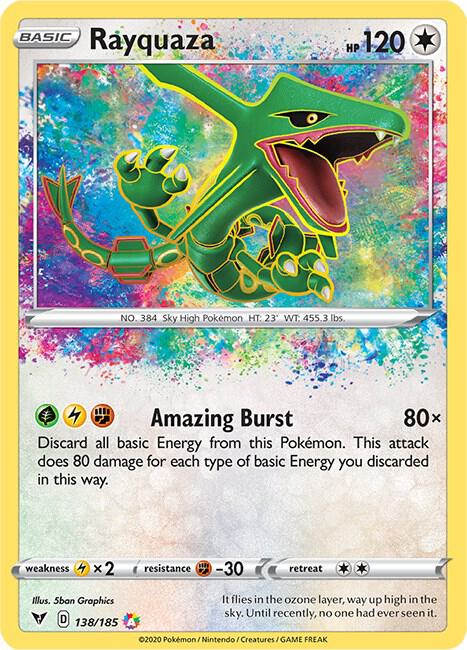 Rayquaza 138/185 Holo Single