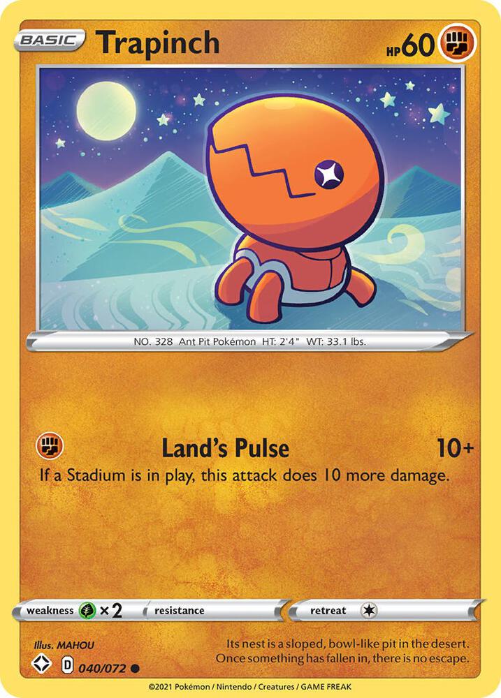 Trapinch 040/072 Single