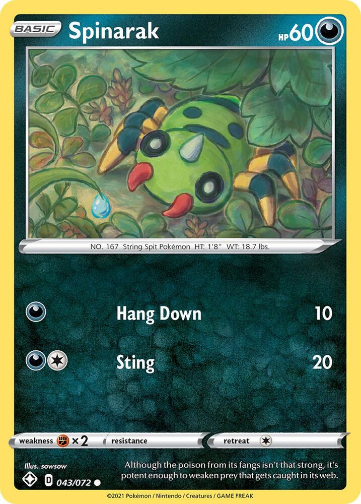 Spinarak 043/072 Single