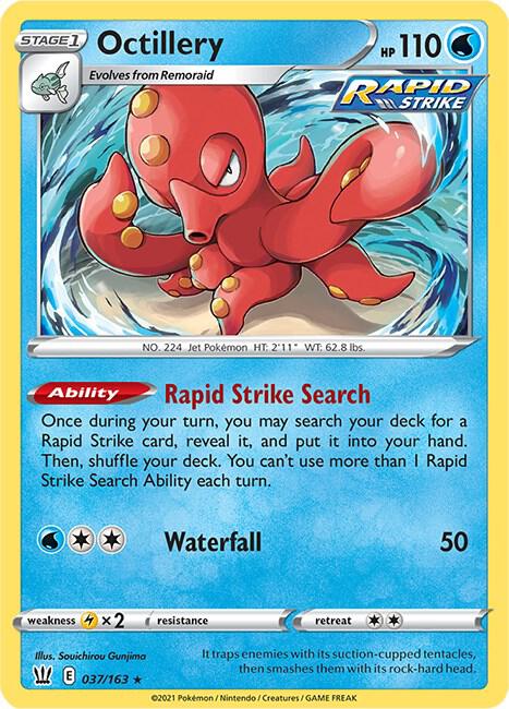 Octillery 037/163 Holo Single