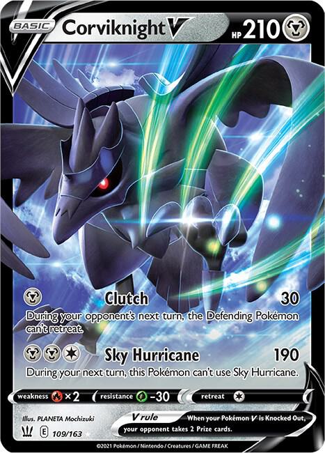 Corviknight V 109/163 Holo Single