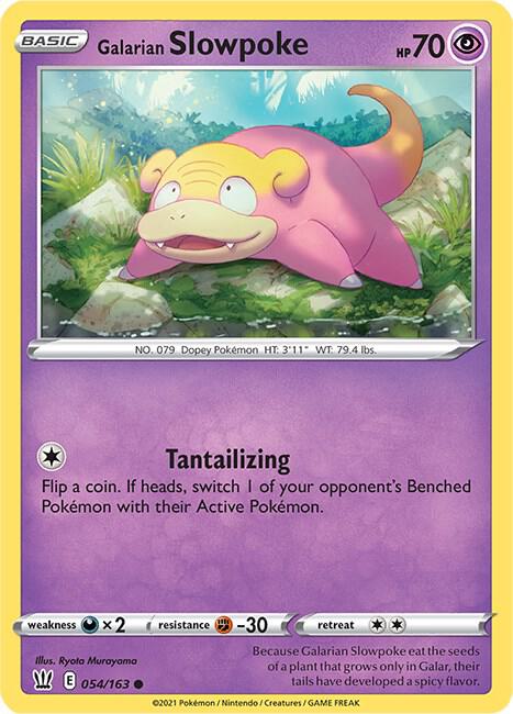Galarian Slowpoke 054/163 Single