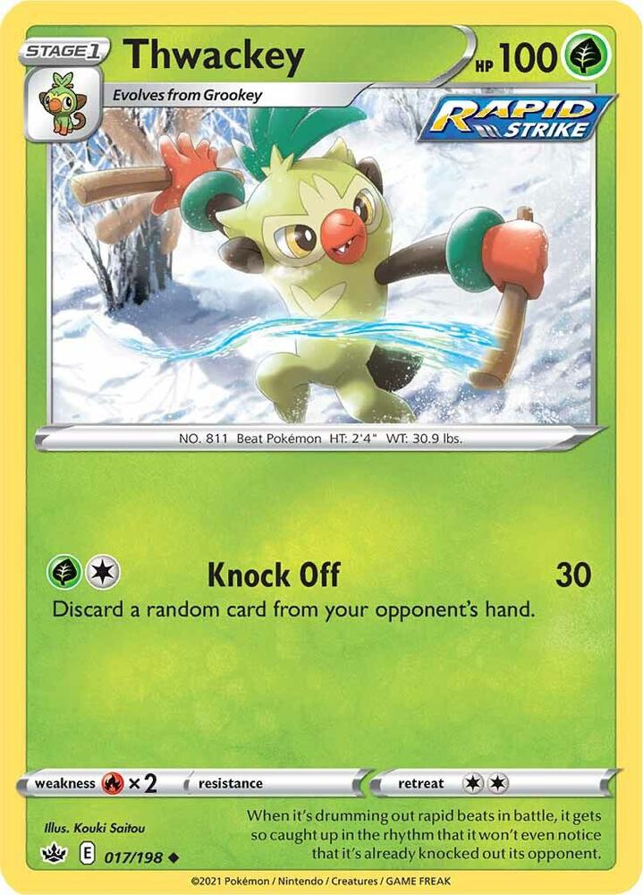 Thwackey 017/198 Reverse Holo Single