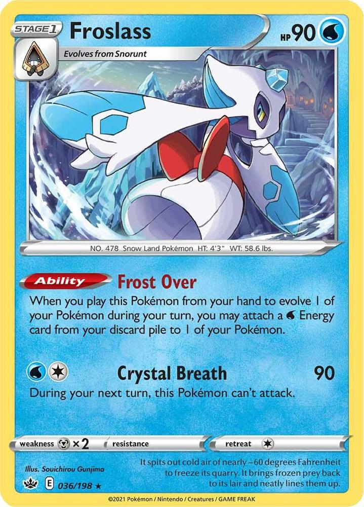Froslass 036/198 Holo Single
