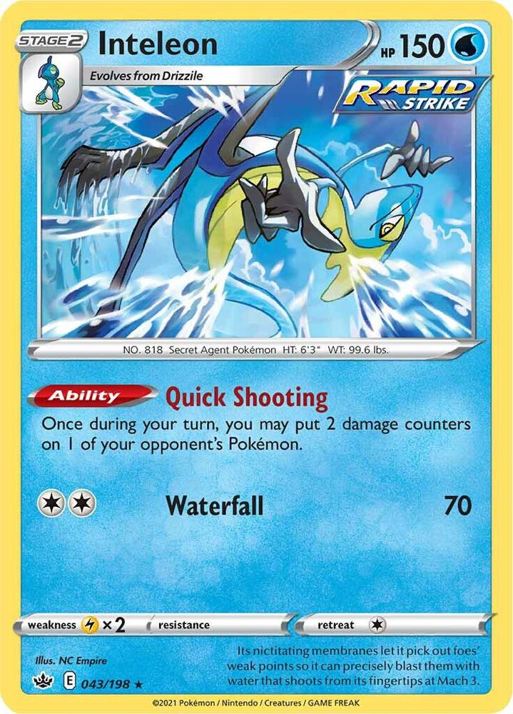 Inteleon 043/198 Holo Single