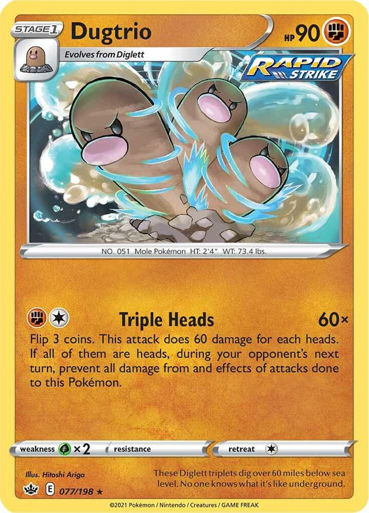 Dugtrio 077/198 Reverse Holo Single