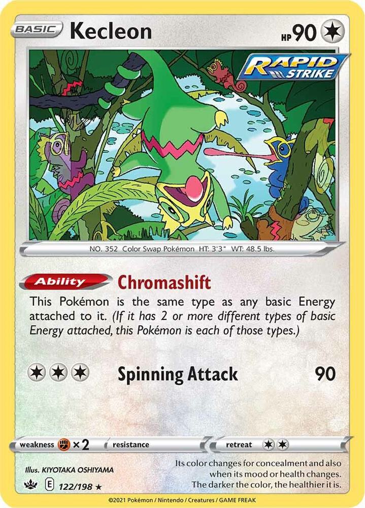 Kecleon 122/198 Reverse Holo Single