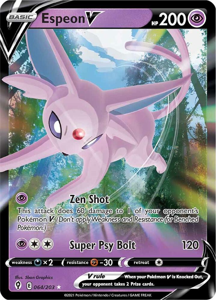 Espeon V 064/203 Holo Single
