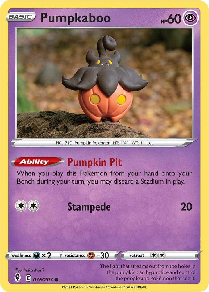 Pumpkaboo 076/203 Single