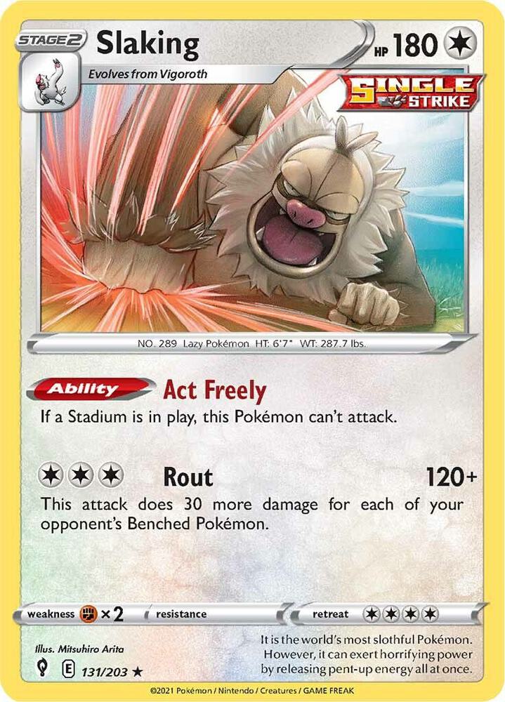 Slaking 131/203 Holo Single