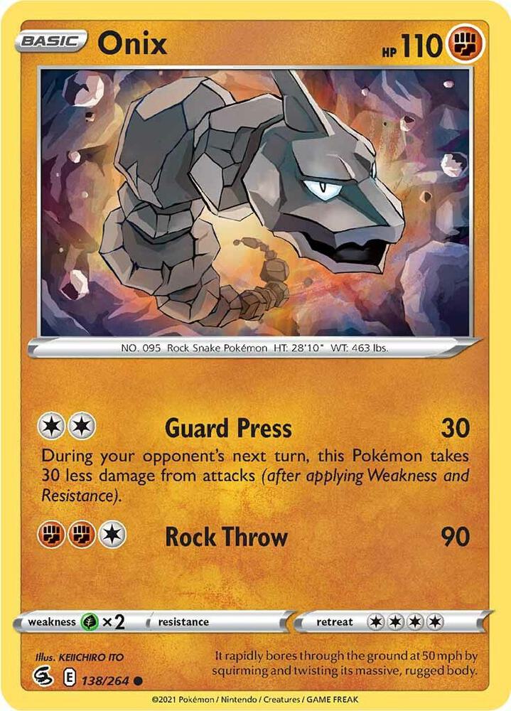 Onix 138/264 Reverse Holo Single