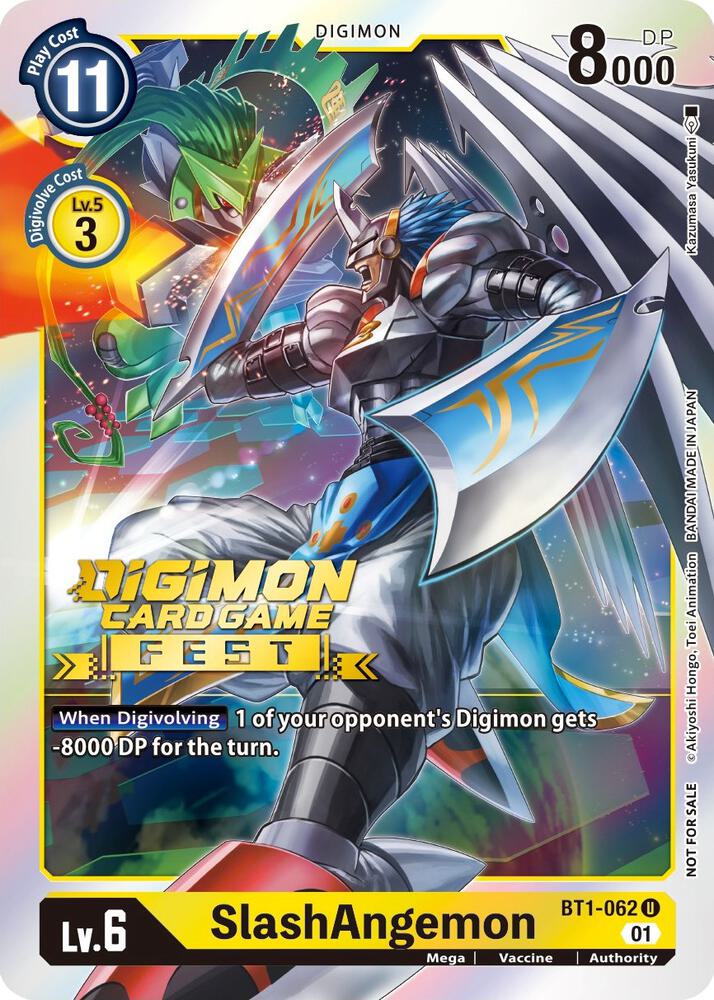 BT1-062 SlashAngemon (Digimon Card Game Fest 2022) Single