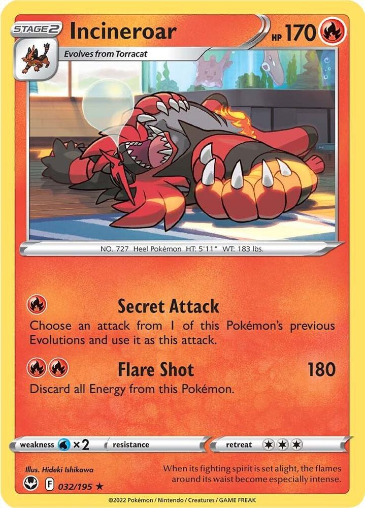 Incineroar 032/195 Single