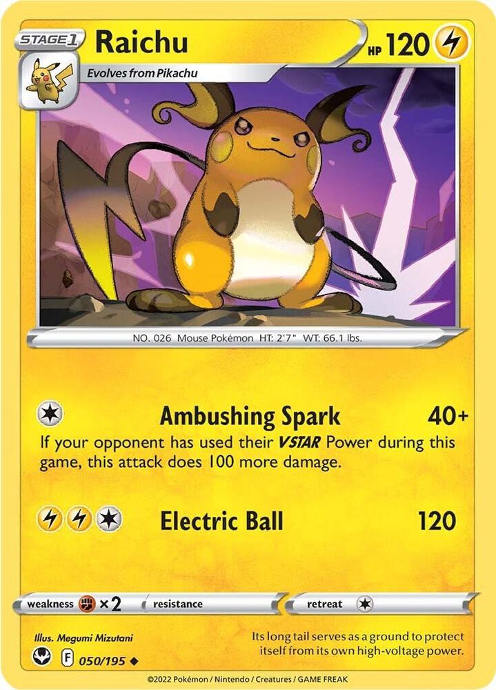 Raichu 050/195 Reverse Holo Single