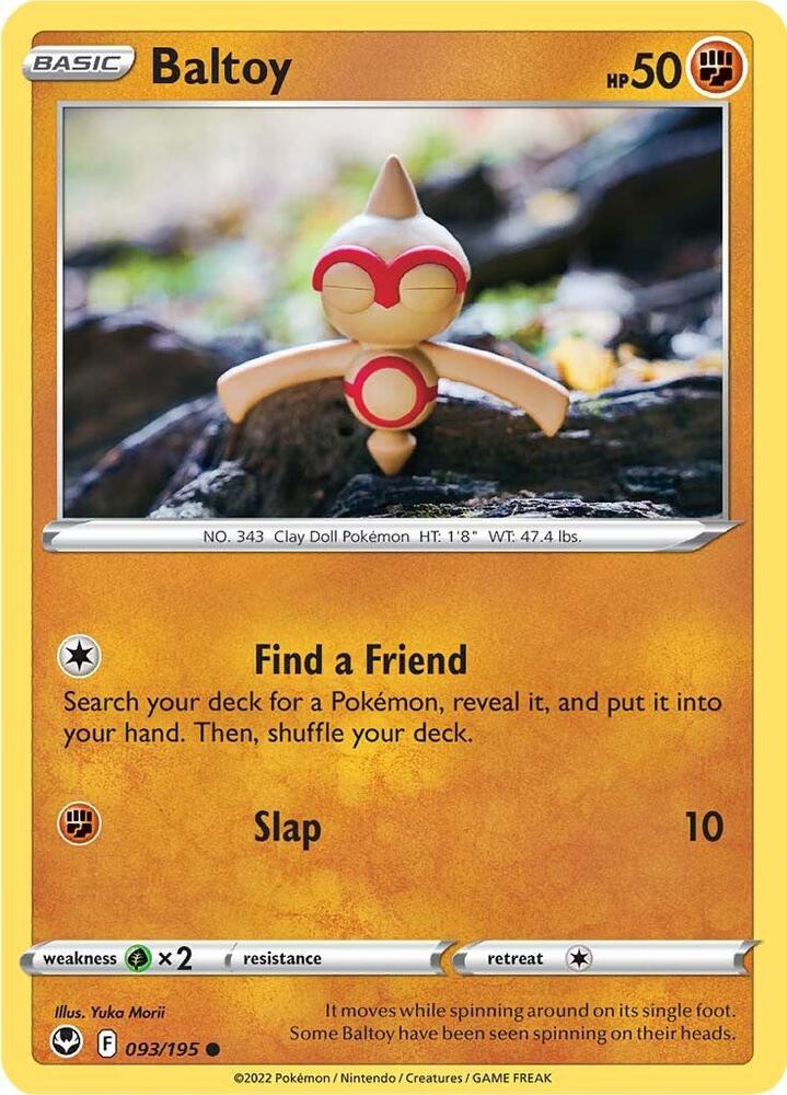 Baltoy 093/195 Reverse Holo Single