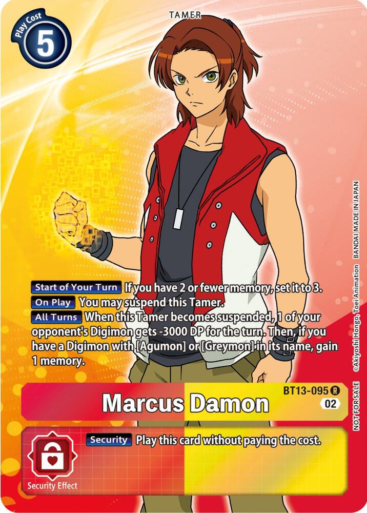 BT13-095 Marcus Damon Box Topper Single