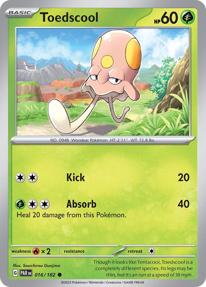 Toedscool - 016/182 Reverse Holo Single