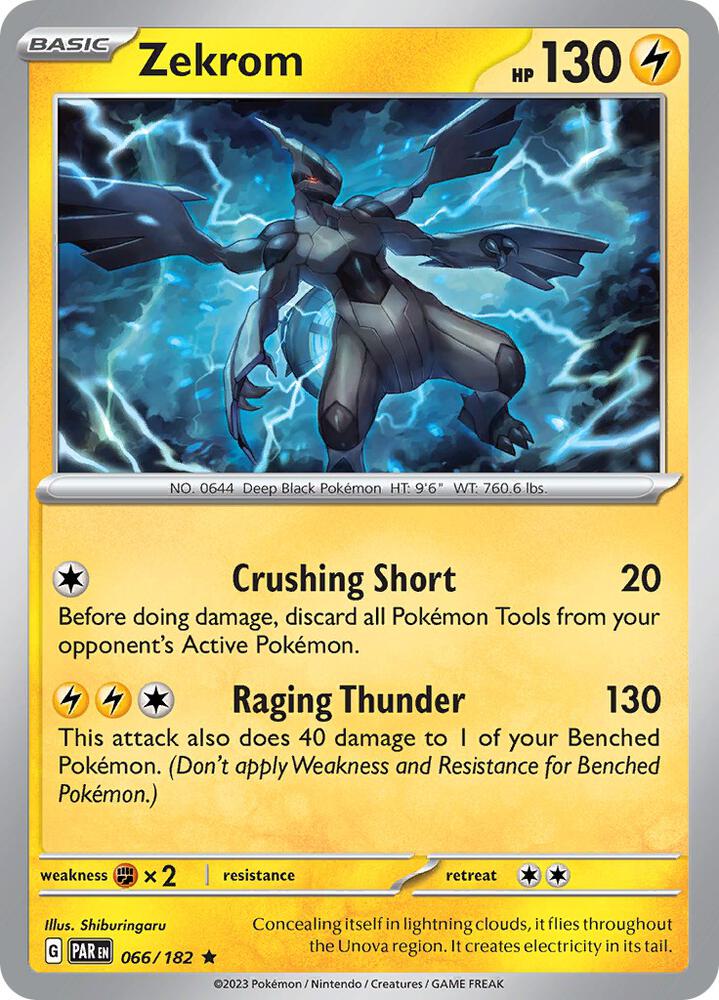 Zekrom 066/182 Holo Single