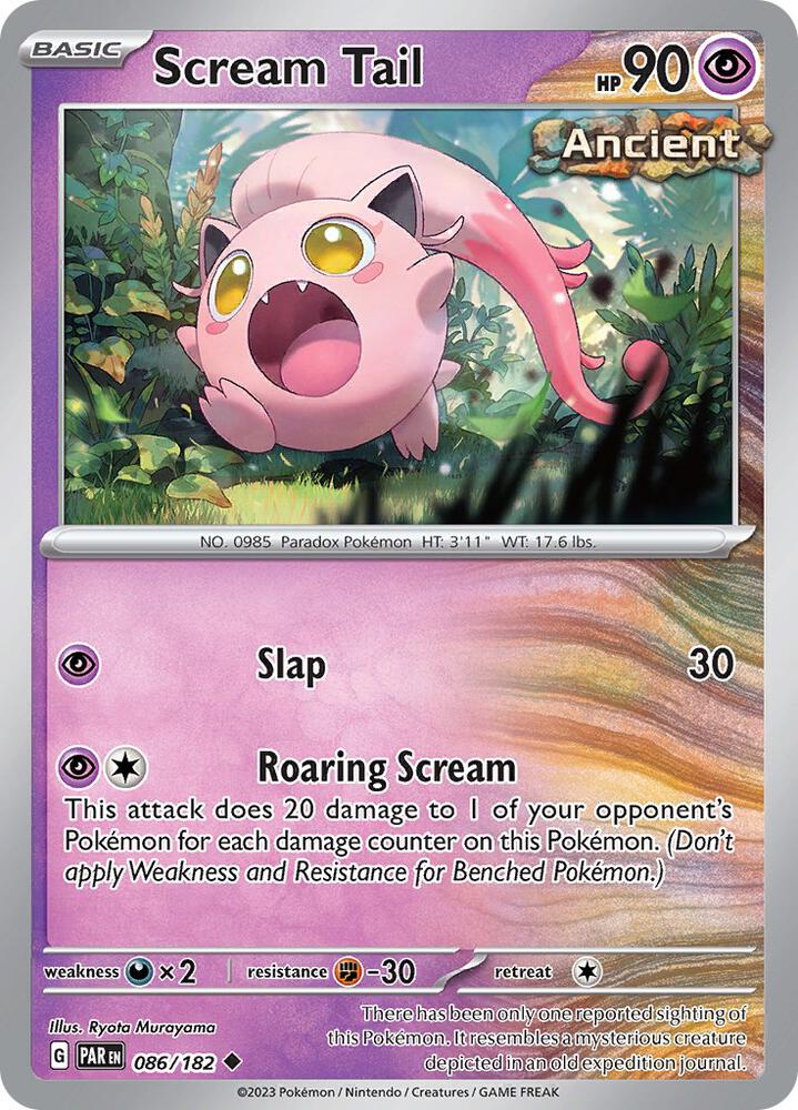 Scream Tail 086/182 Single