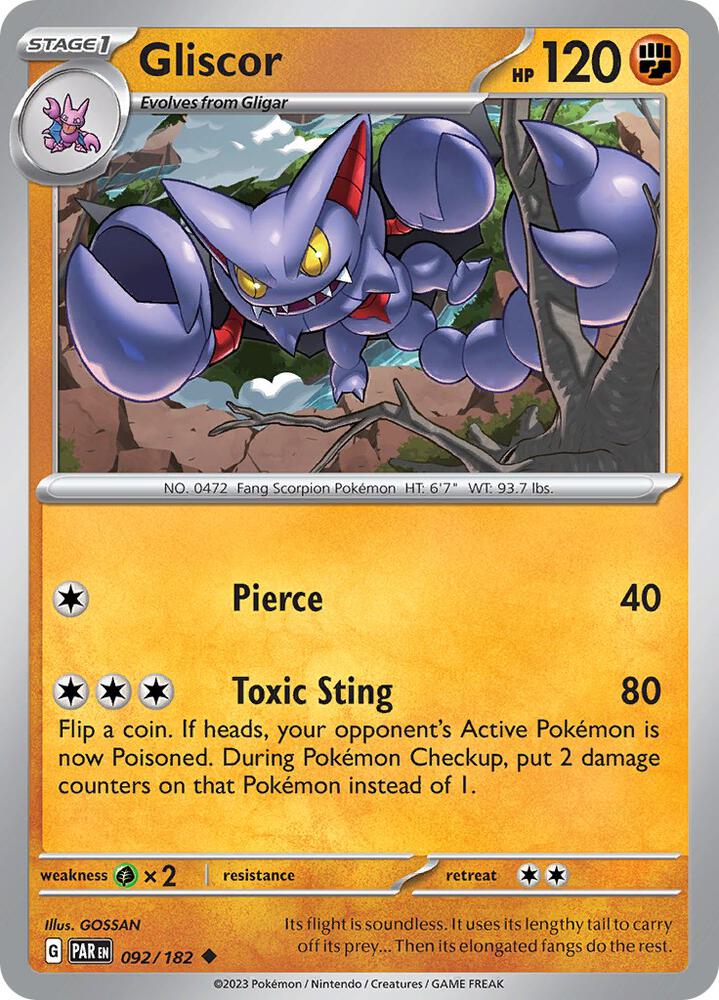 Gliscor 092/182 Single